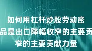 如何用杠杆炒股劳动密集型产品是出口降幅收窄的主要贡献力量